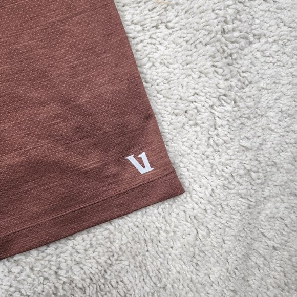 Vuori Zephyr Tee Shirt Mens Size Medium M V191 Brick Red Brown Huckberry REI USA - Picture 4 of 8